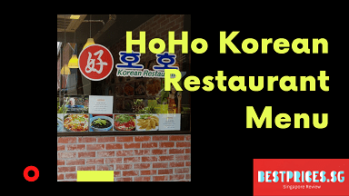 HoHo Korean Restaurant Menu 2025