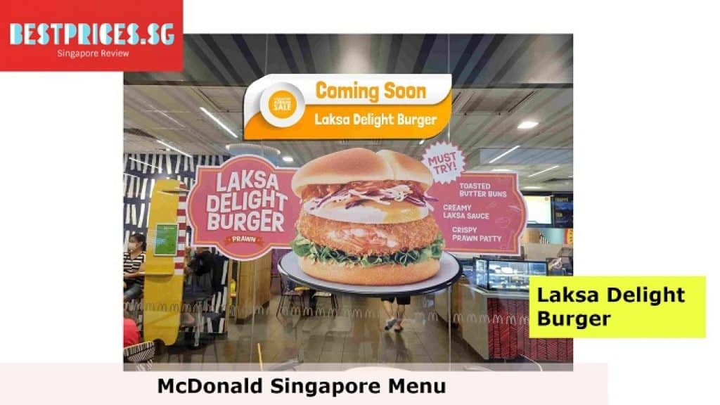 Laksa Burger McDonalds, McDonalds Laksa Delight Burger, New Mcdonalds Laksa Burger, McDonalds Laksa Burger National Day 2022, Laksa Burger Mcdonald Price, 