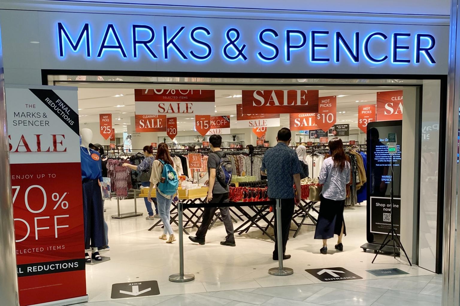 M and S stores singapore