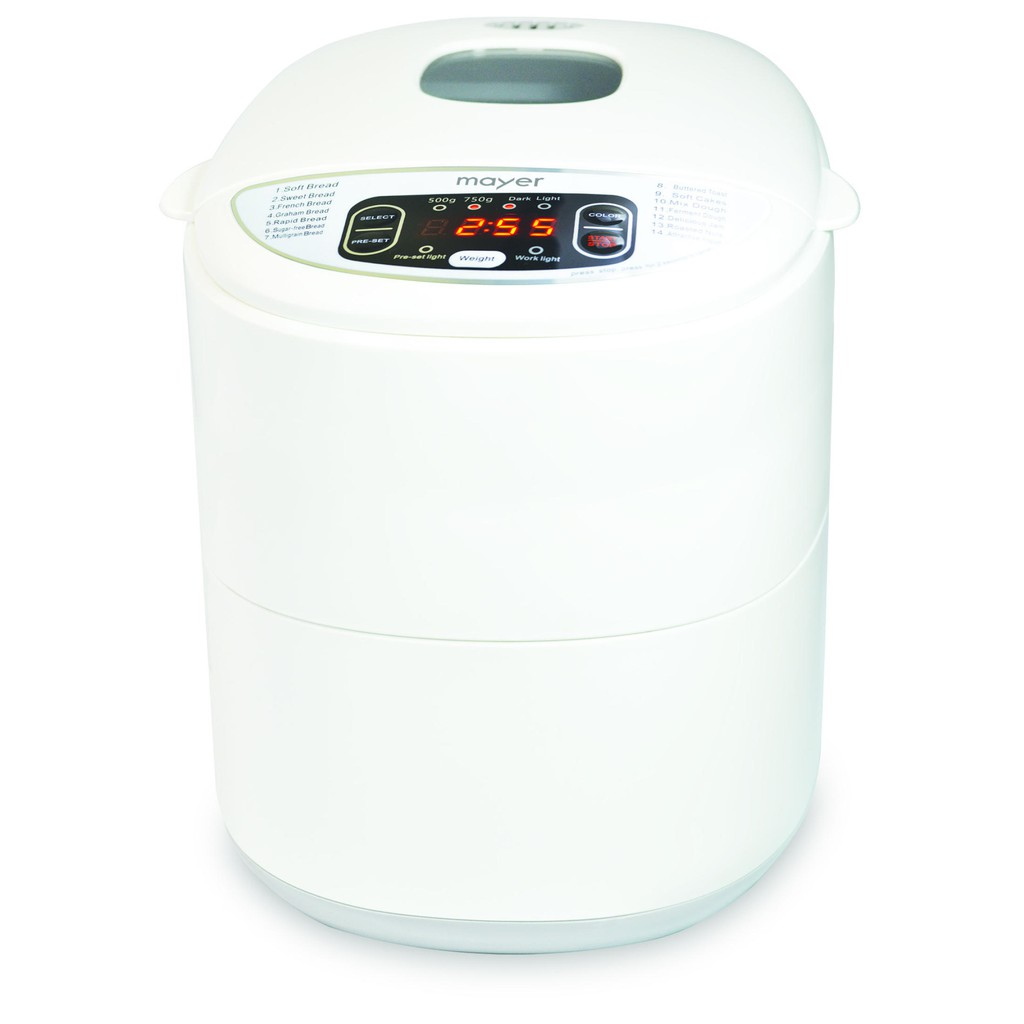 Mayer 750g Bread Maker MMBM12 is cheaper to make your own bread with a bread maker in Singapore, Which brand of bread maker is best in Singapore?,Which brand bread maker is best?,Is it cheaper to make your own bread Singapore?, 10 Best Bread Makers In Singapore For A Good Loaf, Which bread maker is best?, How do I choose a bread maker?, Do breadmakers use a lot of electricity?, Where to buy bread makers in Singapore, best bread machine for beginners,
