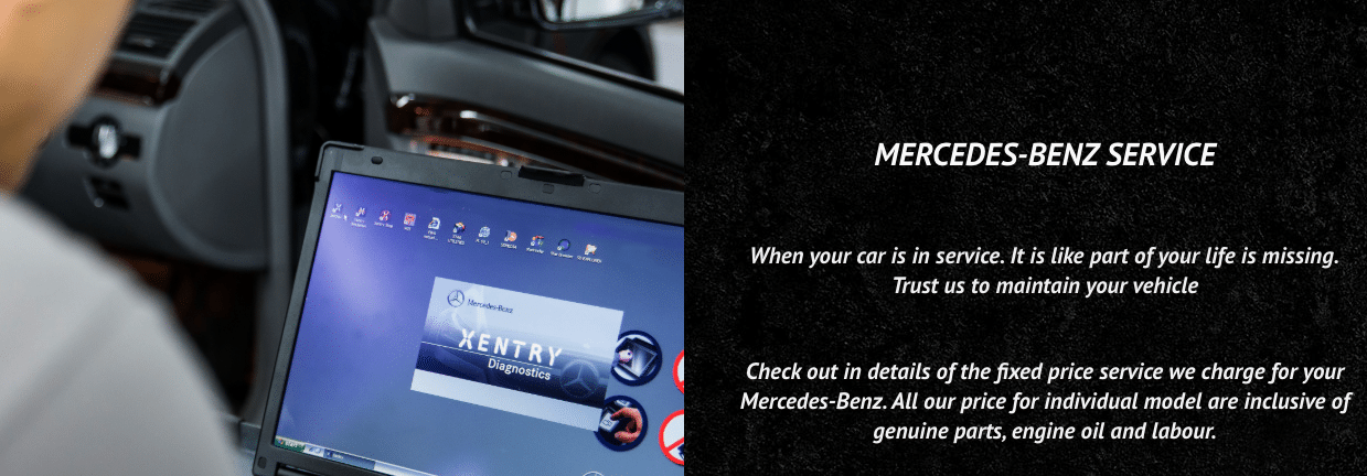mercedes servicing keeyong