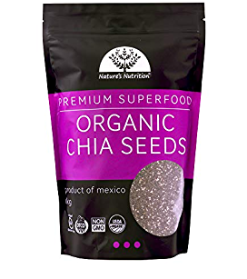 Nature's Nutrition Premium Organic Chia Seeds, Where can buy chia seeds in Singapore?, Buy the Best Nuts & Seeds Online in SG, Best chia seed brand Singapore, Can you buy chia seeds at the grocery store?, chia seeds in water