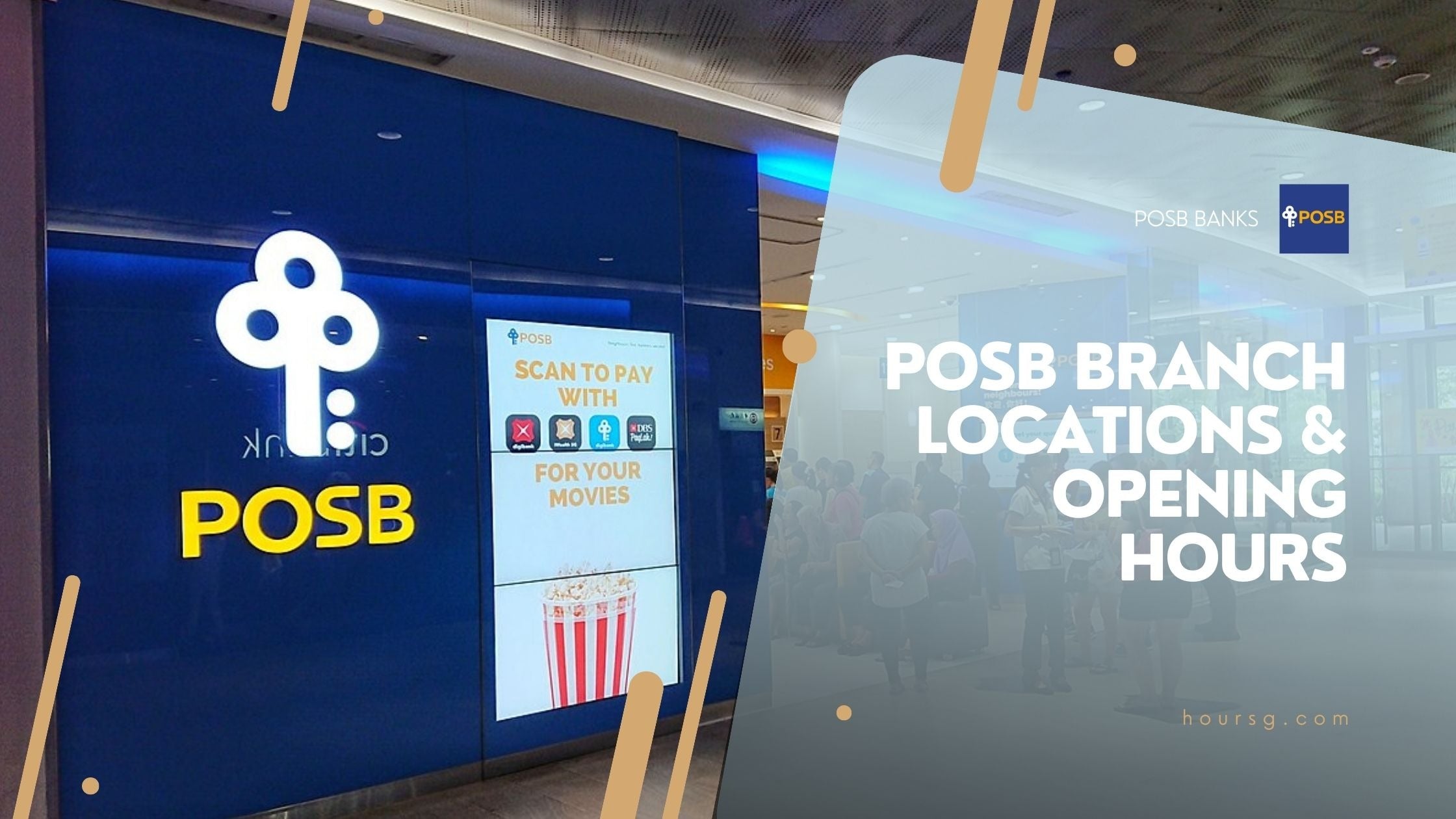 POSB Branches in Singapore opening hours