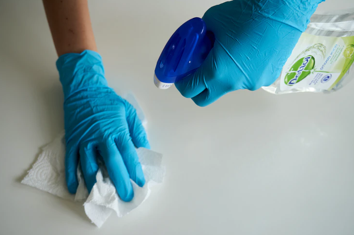 What is the best household disinfectant for surfaces during COVID-19?, 5 Steps To Clean And Disinfect Your Home
